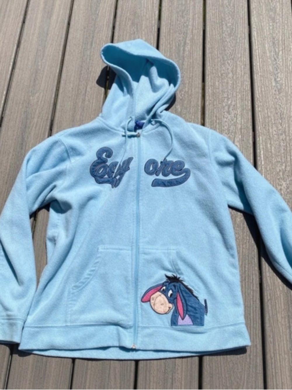 Vintage Y2K Eeyore zip up hoodie